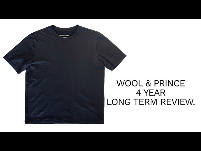 WOOL & PRINCE MERINO T SHIRT 4 YEAR LONG TERM REVIEW!