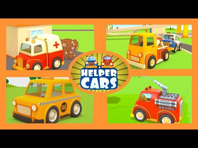 ¡Vehículos de servicio! Episodios completos. Coches para niños.