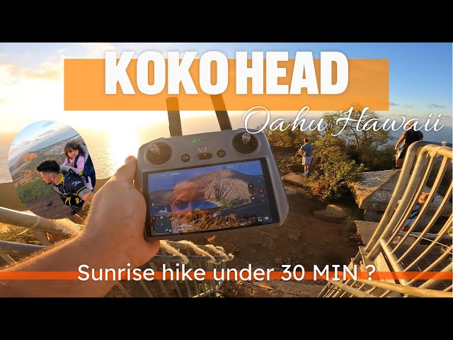 KOKO HEAD VLOG. Can We Hike it under 30 Minutes ?