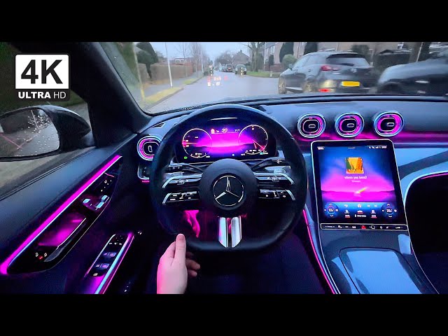 Relaxing Drive in the 2025 Mercedes-Benz C Class | Calm & Cozy Vibes