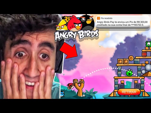 ANGRY BIRDS QUE PAGA! APRENDA A JOGAR E TER MUITO LUCRO EM POUCO TEMPO!