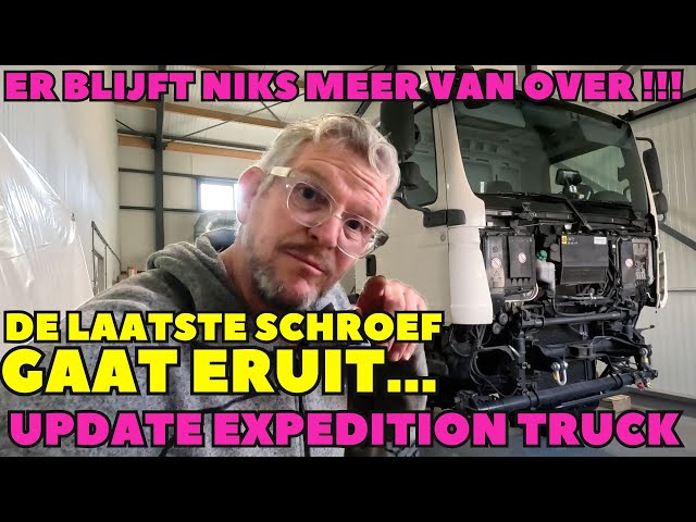 EXPEDITION TRUCK - IK BLIJF MAAR SCHROEVEN - SUBFRAME IS BIJNA KLAAR - DWVLOGT #305