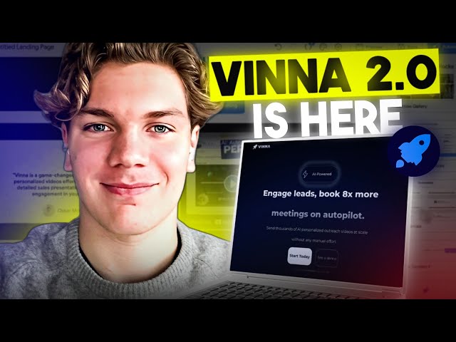 Vinna AI 2.0 Creates PERSONALIZED Videos and Landing Pages In Minutes!