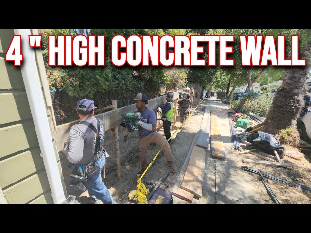 See What It Takes To Build Concrete Retaining Wall The Right Way