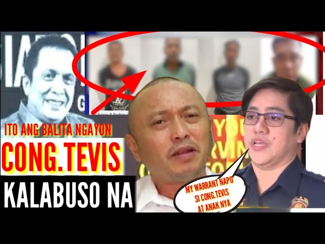 NAKO CONGRESSMAN TEVIS AT ANAK KALABUSO NA MGA SUSPECT SA DEGAMO CASE TAOHAN NI TEVIS