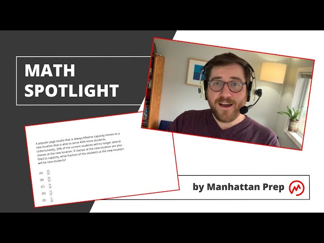 The GMAT Math Spotlight: Mark Teaches an Intermediate Quant Question