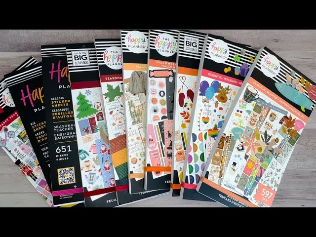 Top 10 Favorite Happy Planner Seasonal Sticker Books | Would Any of These Make Your List?