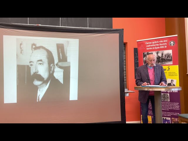 Charles Jepson talks about The Clarion Movement at Unity Hall, Nelson, Lancashire