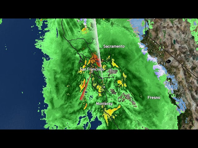 Bay Area storm: Live Doppler radar