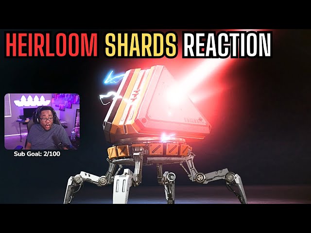 Beezy's First Heirloom Shards From A Pack Reaction - Apex Legends S20