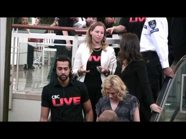 CBC stars take the escalator