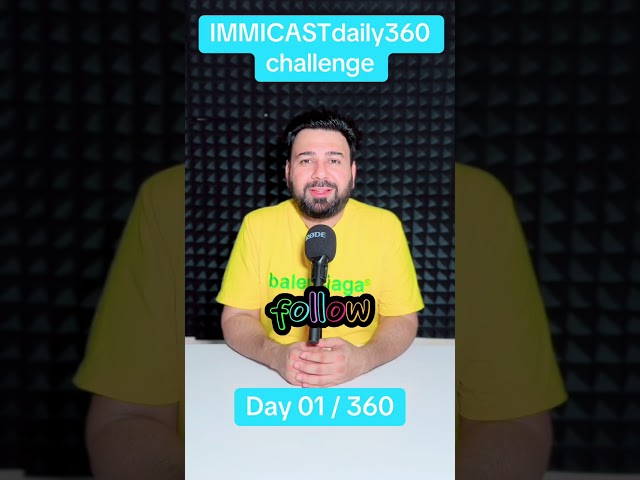 Day 01/360 day challenge- #IMMICASTdaily360 #australia #podcast #hindi #urdu #punjabi