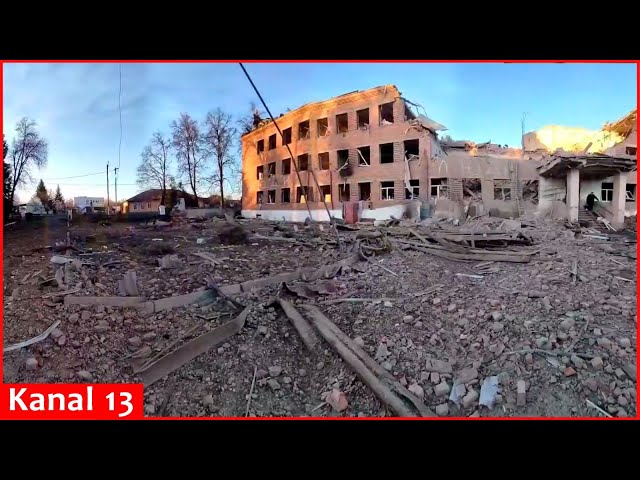 Putin's army hit own territory yet again: An airstrike on old and dangerous building