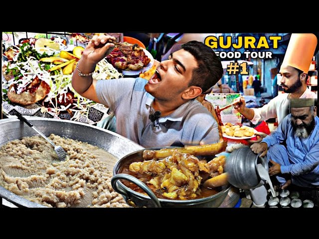 Talha Nashta, Dhaki Milk and Unique Shahi GolGapa | Gujrat Food Tour | First Episode |Pakistan