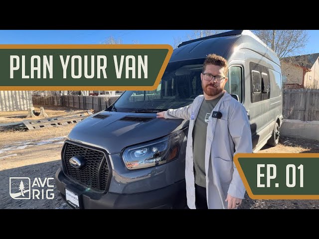 Plan Your Van | AVC Shop Van 2025 Build EP. 1 | 2023 Ford Transit 148 LB | Van Life Camper Build-Out