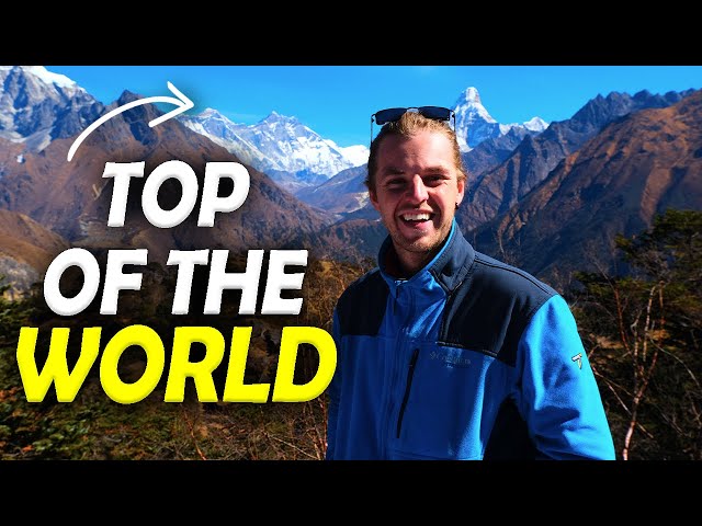 Seeing MT EVEREST For The First Time! Everest Base Camp Ep.3