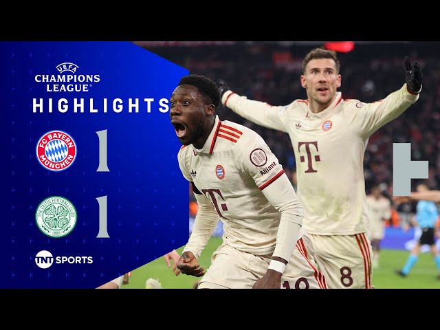 Alphonso Davies Breaks Celtic Hearts 💔 | Bayern 1-1 Celtic | UEFA Champions League Highlights