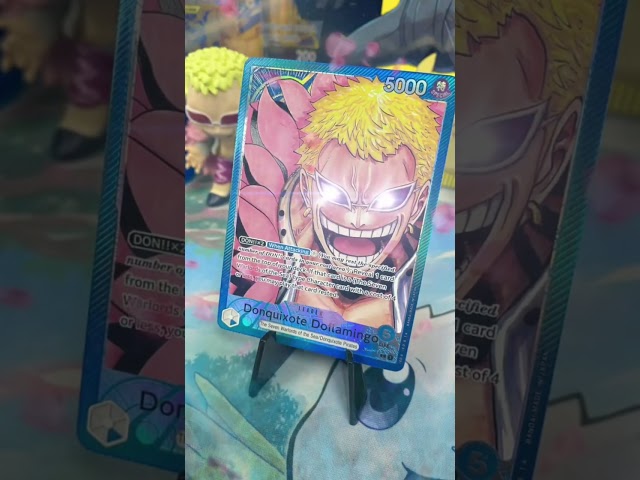 Alt Art Leader Donquixote Doflamingo! One Piece TCG Romance Dawn! #Shorts