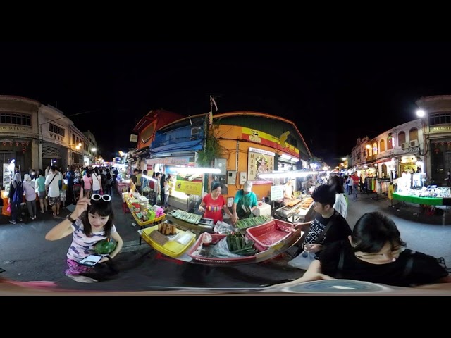 [360° VR VLOG] MALAYSIA | MALACCA - JONKER WALK NIGHTMARKET (P1)