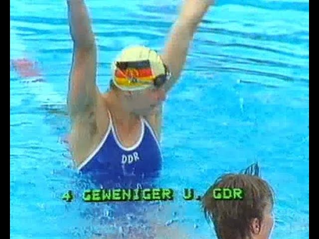 Zapping GDR FRG TV 1983 Athletics Swimming DDR BRD Nostagie +subtitles