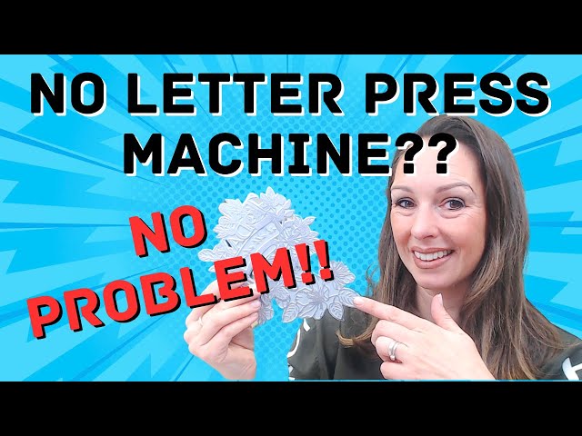 No Letterpress Tool or Machine? 5 Alternative ways!!