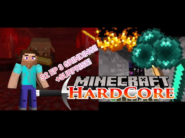 Hardcore Minecraft Live S2 EP 4  Grinding + A Surprise!