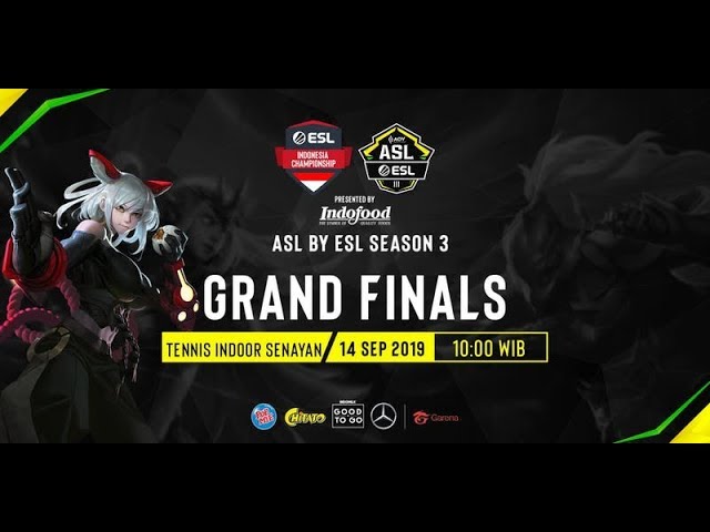 ASL by ESL Season 3  Finals trailer  @ 14 Sept 2019, Tennis Indoor Senayan