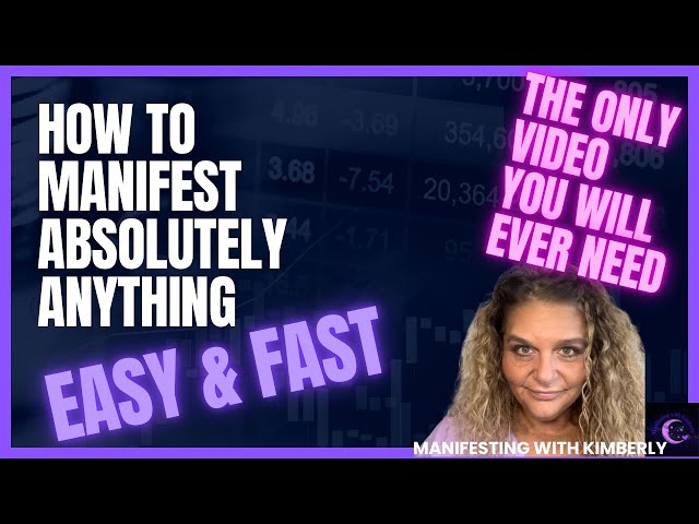 How to MANIFEST ANYTHING FAST & EASY | Manifesting with Kimberly | Neville Goddard