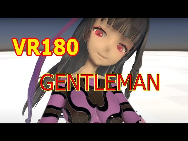 [VR180 MMD] LanRuo( 兰若) - GENTLEMAN[Anime Girl DanceXR]