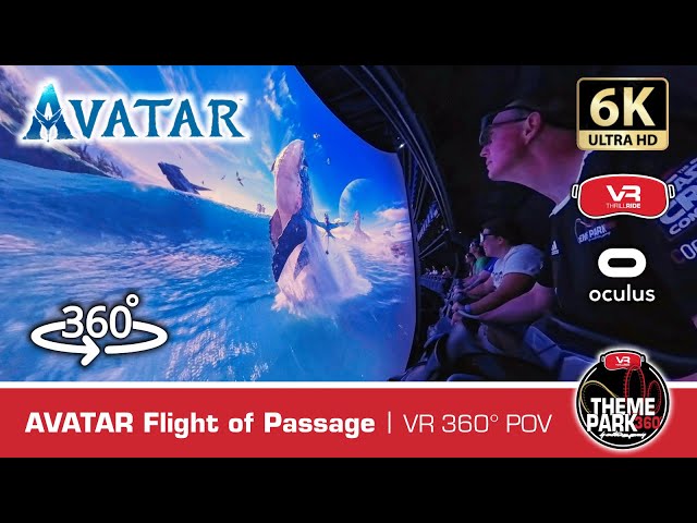 360° AVATAR Flight of Passage POV | Disney's Animal Kingdom VR THRILLRIDE Way of Water #avatar #360