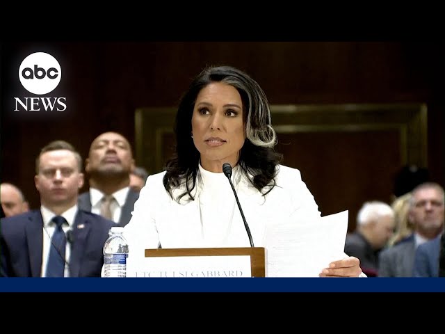 Senate confirms Gabbard as director of national intelligence