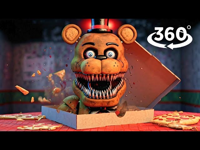 Freddy's Jumpscare: 360° Food Challenge