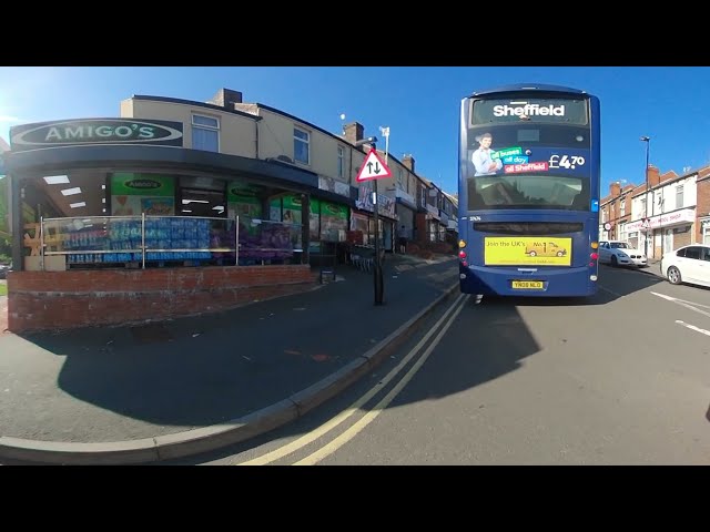 360° Cycling down Stubbin lane to Pismire hill, Sheffield