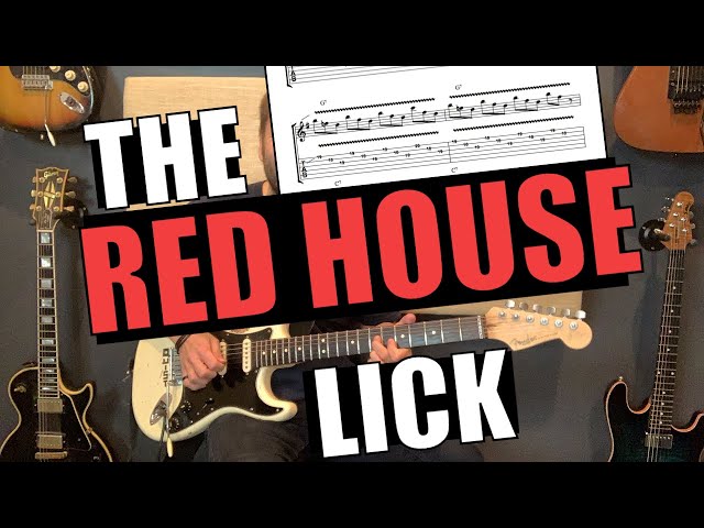 The Jimi Hendrix ‘Red House’ Blues Lick | Guitar Lesson