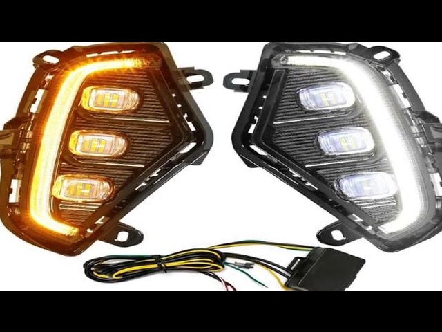 Daytime Running Lamp DRL Led Lights Fog Toyota RAV4 2019 2020 2021 Turn Signal DayLight Ac