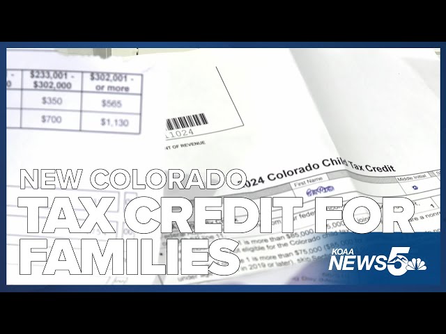 New Colorado tax credit for families joins five others