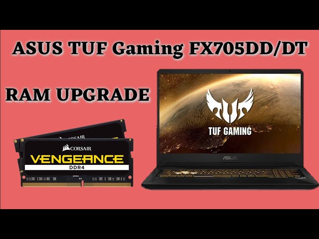 ASUS TUF Gaming FX705DD/DT | RAM Upgrade | Disassembling and Assembling