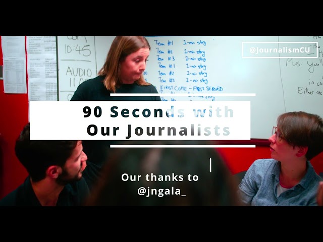 90 Seconds with Our Journalists - John Ngala - CBC Montréal [4K HDR]