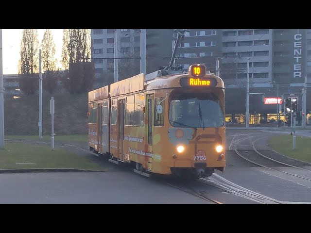 Tram Car 7756 at Braunschweig – A Vehicle from the 1970s