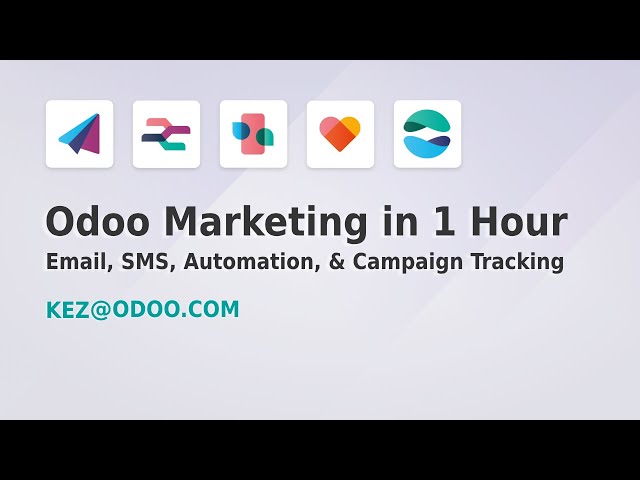 Master Odoo Marketing Suite in 1 Hour: Email, SMS, Automation, & Campaign Tracking