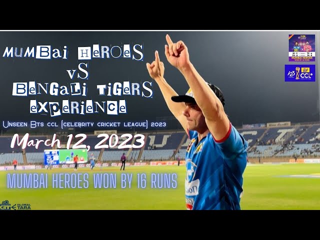 #BTS CCL2023 experience - Mumbaiheroes vs Bengaltigers