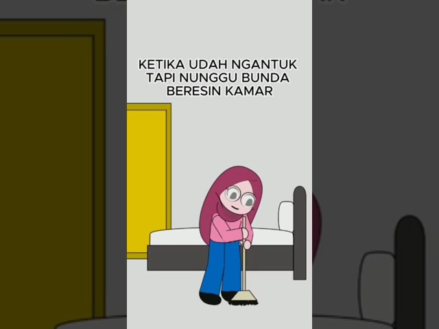 JANGAN GANGGU IBU YANG SEDANG BEBERES