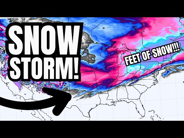 Massive Winter Storm! FEET Of Snow, Severe Weather...