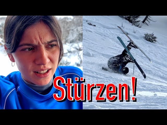 Are falls while skiing normal?! 😅😜