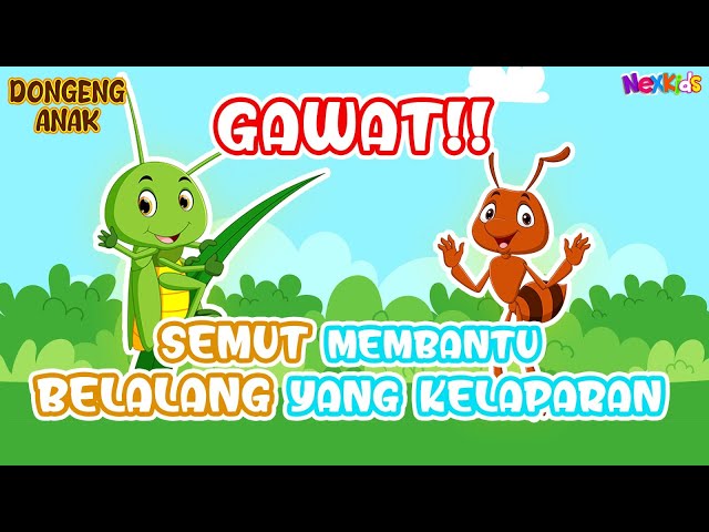 DONGENG SEMUT DAN BELALANG | KARTUN ANAK | DONGENG BAHASA INDONESIA | DONGENG ANAK