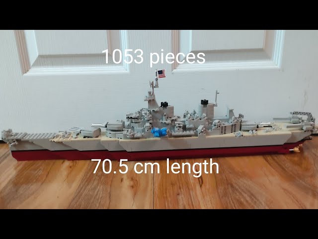 I built a very huge Lego Battleship. #trending #lego #sailboat #battleship #viralvideo #fyp #foryou