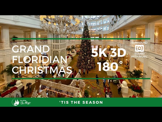 Grand Floridian Christmas (5K 3D 180°)