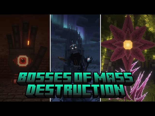 Bosses of Mass Destruction (Minecraft Mod Showcase) 1.21.1 - 1.18.2