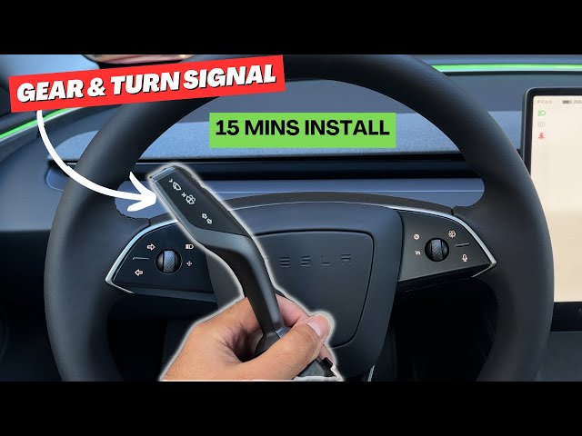 Tesla Model 3 Highland S3XY Gear & Signal Stalks: The BEST Upgrade with Easy Installation!