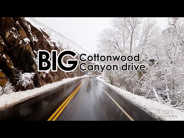 Big Cottonwood Canyon: Winter Drive